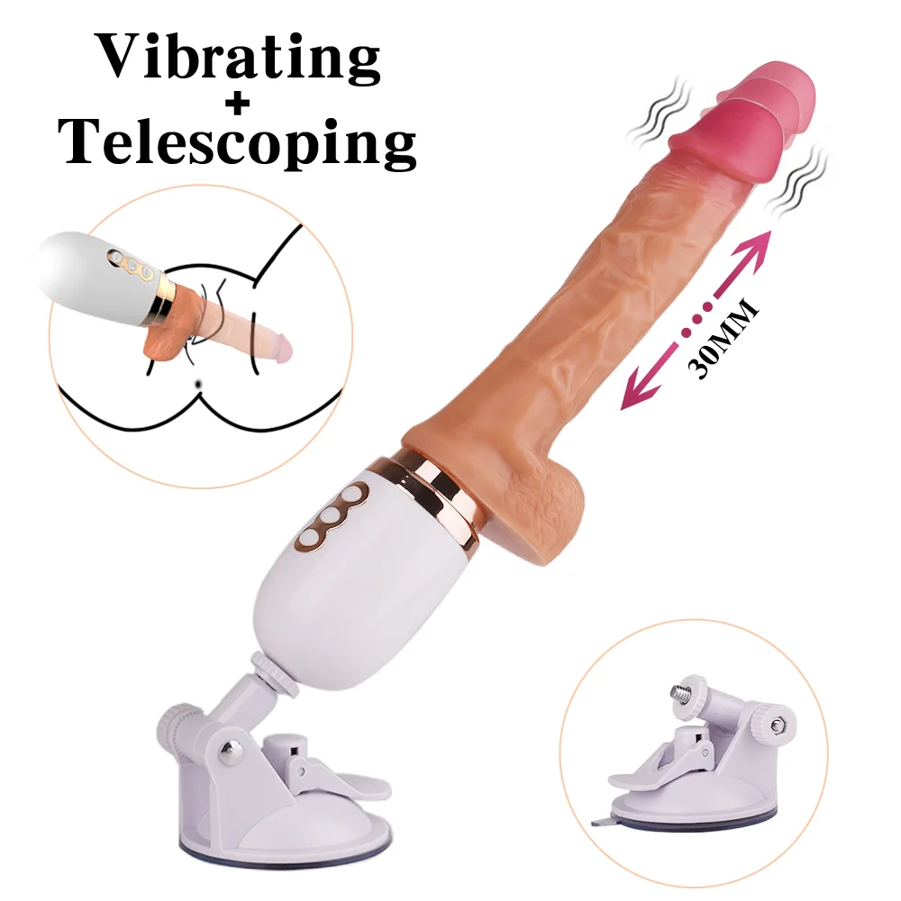 suction-base remote telescopic hands-free male vibrator uae