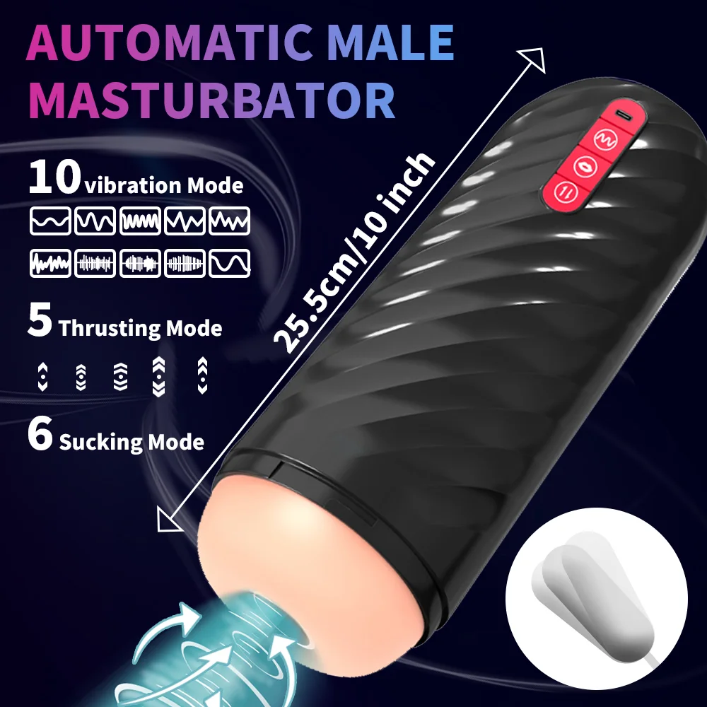 powered stroking suction telescopic masturbator uae