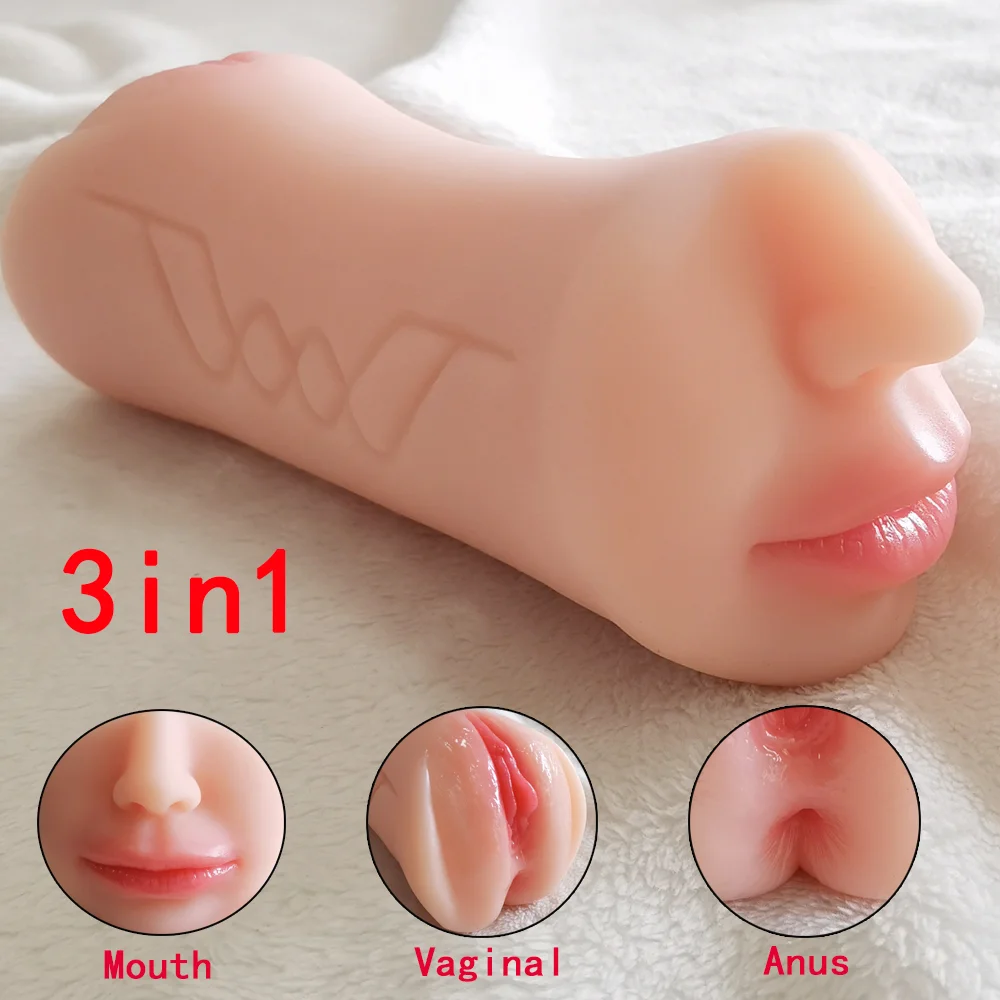 multi-texture plush sleeve triple channel masturbator 580g uae