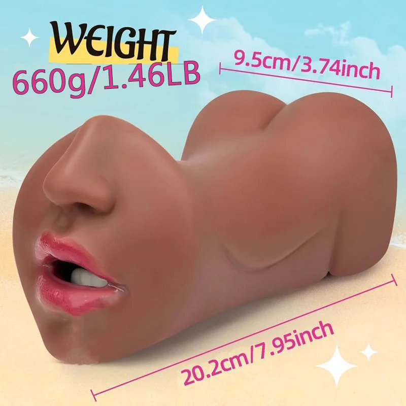 three-channel plush triple sleeve masturbator 660g uae