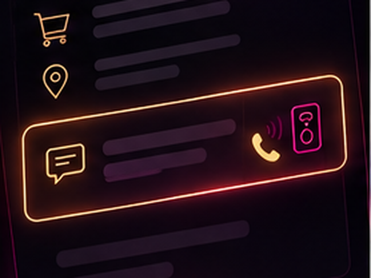 The delivery-notes line: call on arrival, don't leave with reception