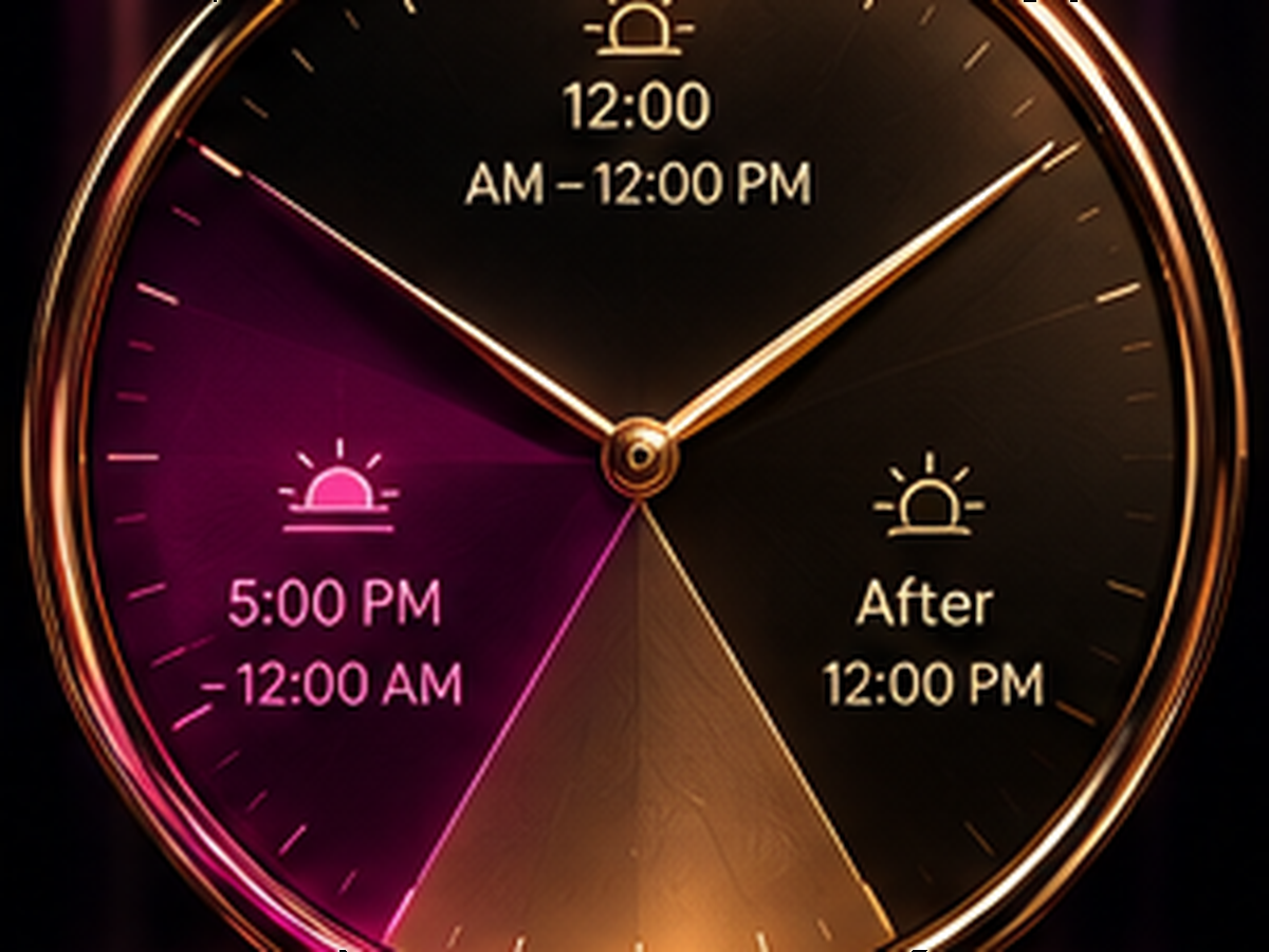 The cutoff clock: before 12:00, before 17:00, and after — what each window means