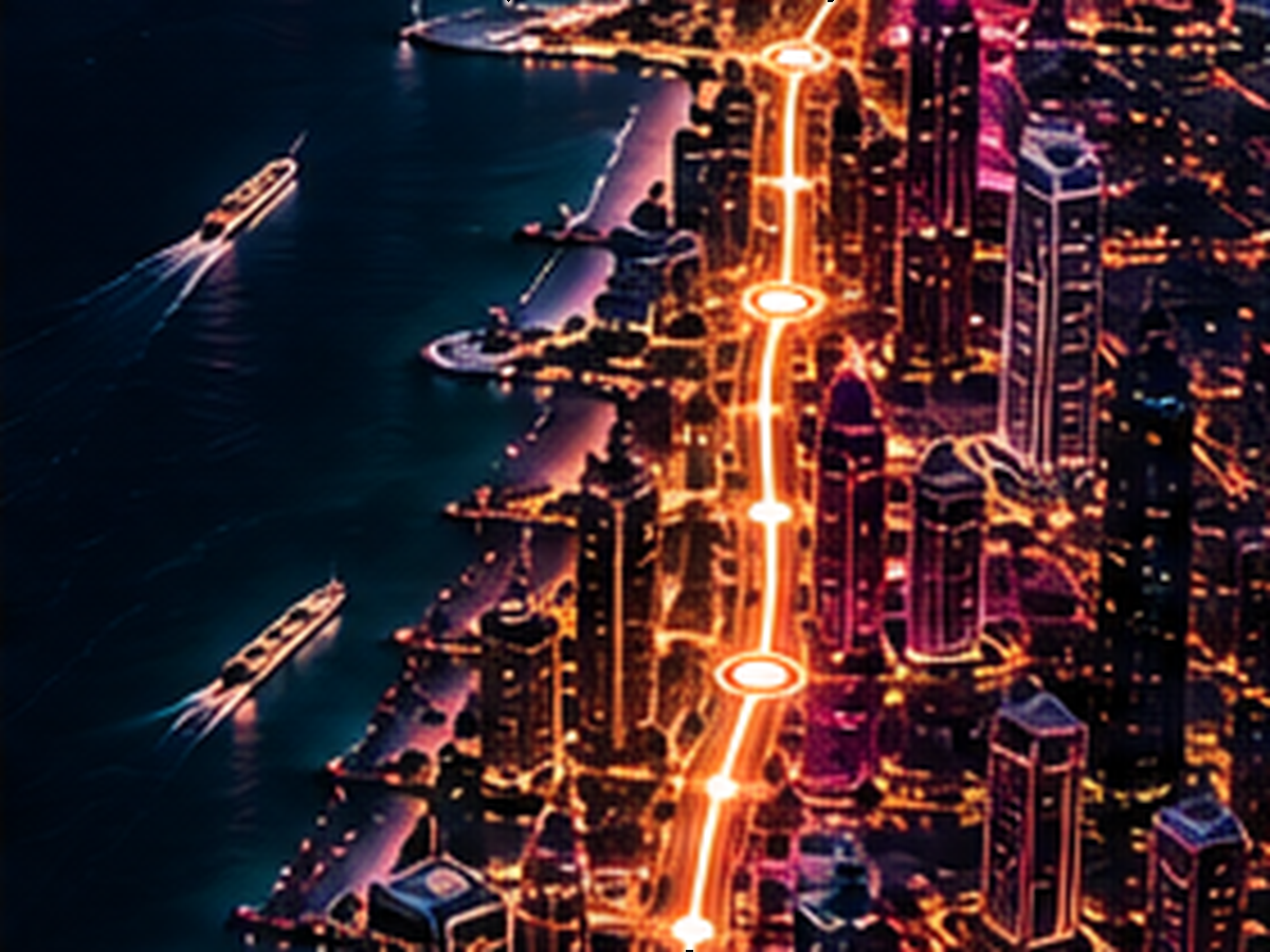 Dubai's coastal delivery corridor from Deira to Marina, where same-day is real