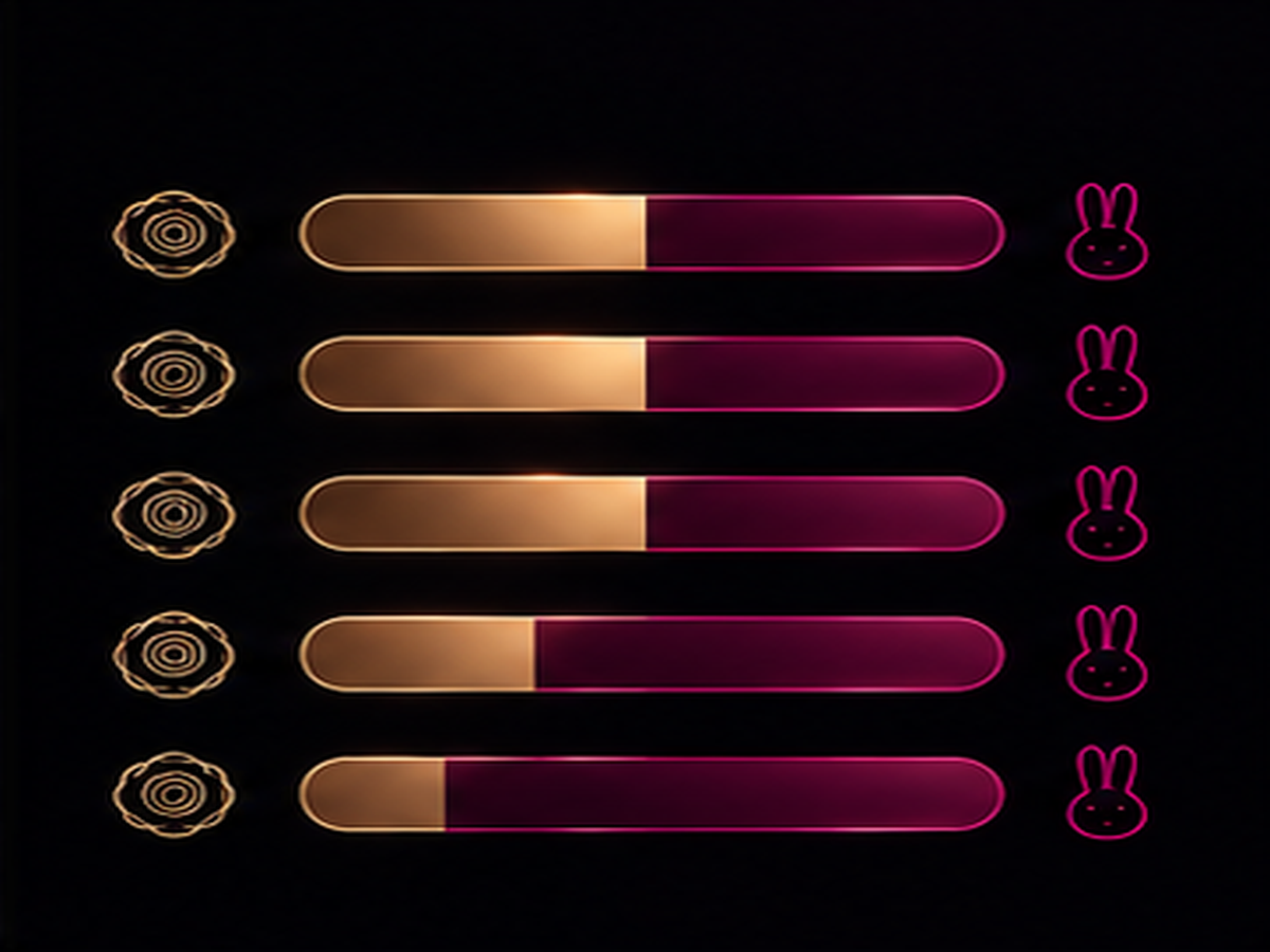 Rose toy vs rabbit toy scorecard after five rounds