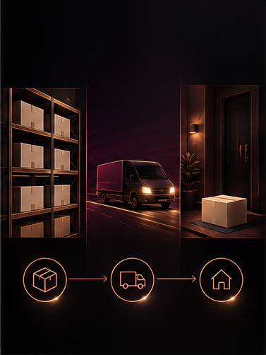 How discreet UAE-wide delivery works: local stock, courier, plain packaging