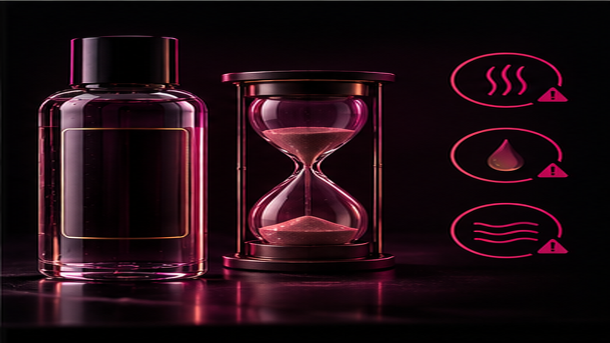 Shelf life and storage: smell, colour and texture changes that mean the lube has expired